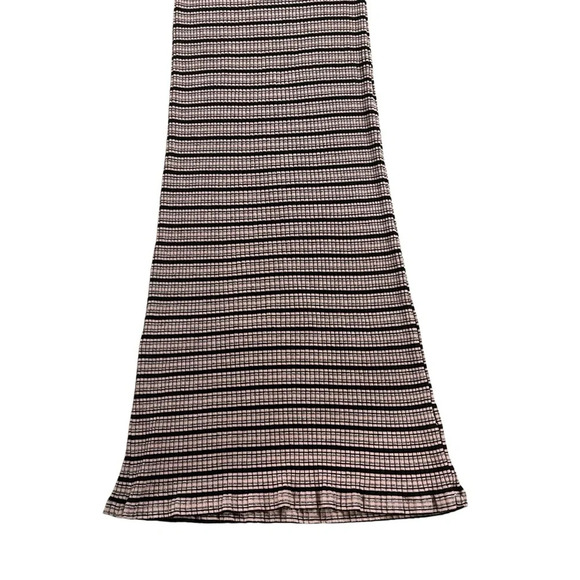 Revolve Monrow Ribbed Striped Knit 3/4 Sleeve Bodycon Midi Dress Women’s Size M - Picture 4 of 14
